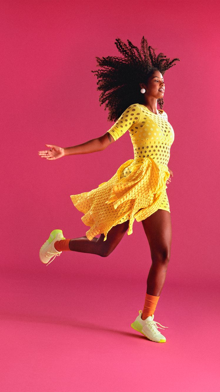 Image may contain Dancing Leisure Activities Person Child Clothing Footwear Shoe Performer and Solo Performance