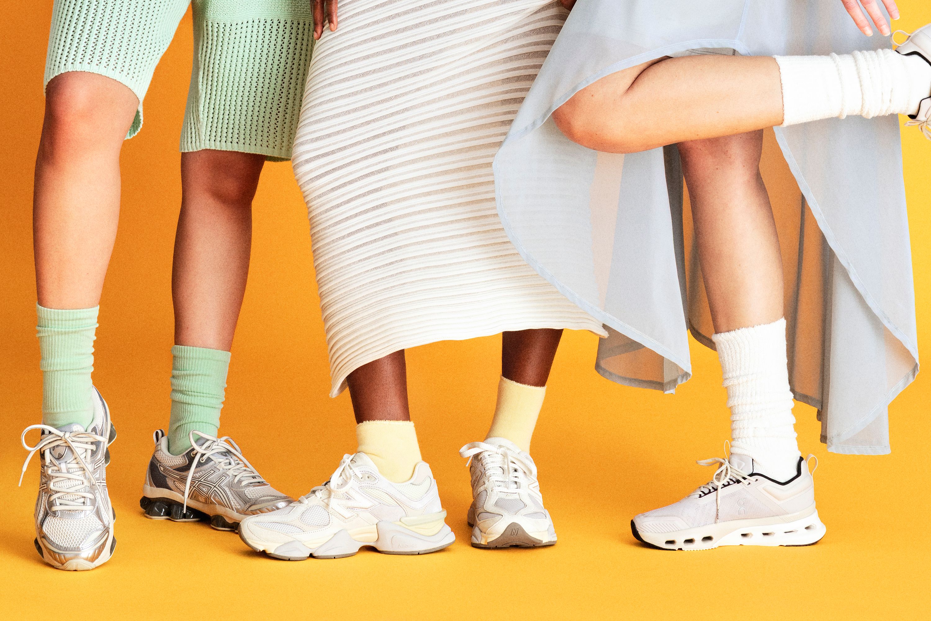 Image may contain: Jetsun Pema, Clothing, Footwear, Shoe, Adult, Person, Accessories, Bracelet, Jewelry, Sneaker, and Face